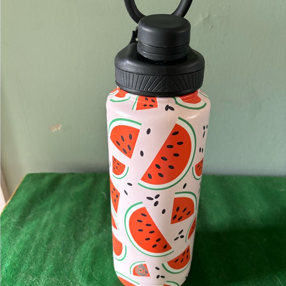 Tal 40 oz stainless Steele water bottle. Watermelon design. Never used.